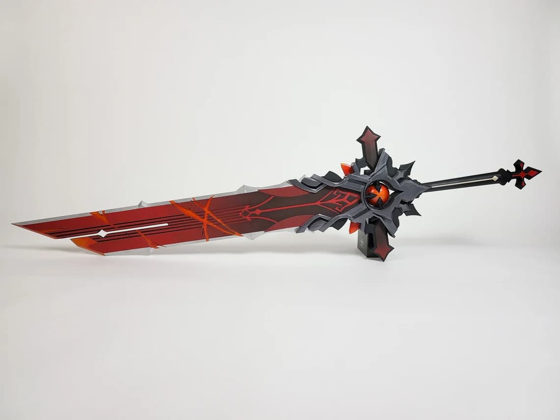 Life-Size Video Game Props: 1800mm Replicas Built for the Convention Floor